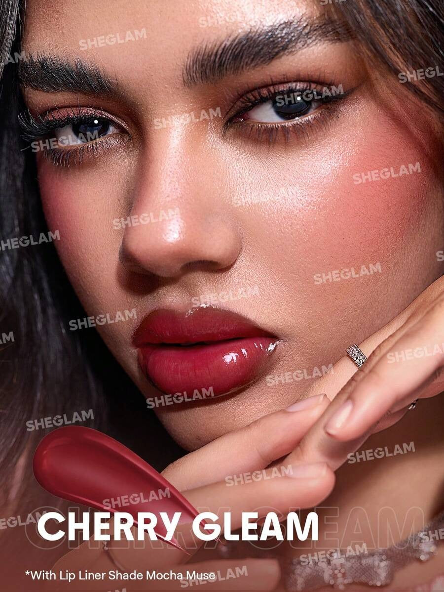 SHEGLAM  Bold Booster – Cherry Gleam ملمع شفاه بلون كرزي