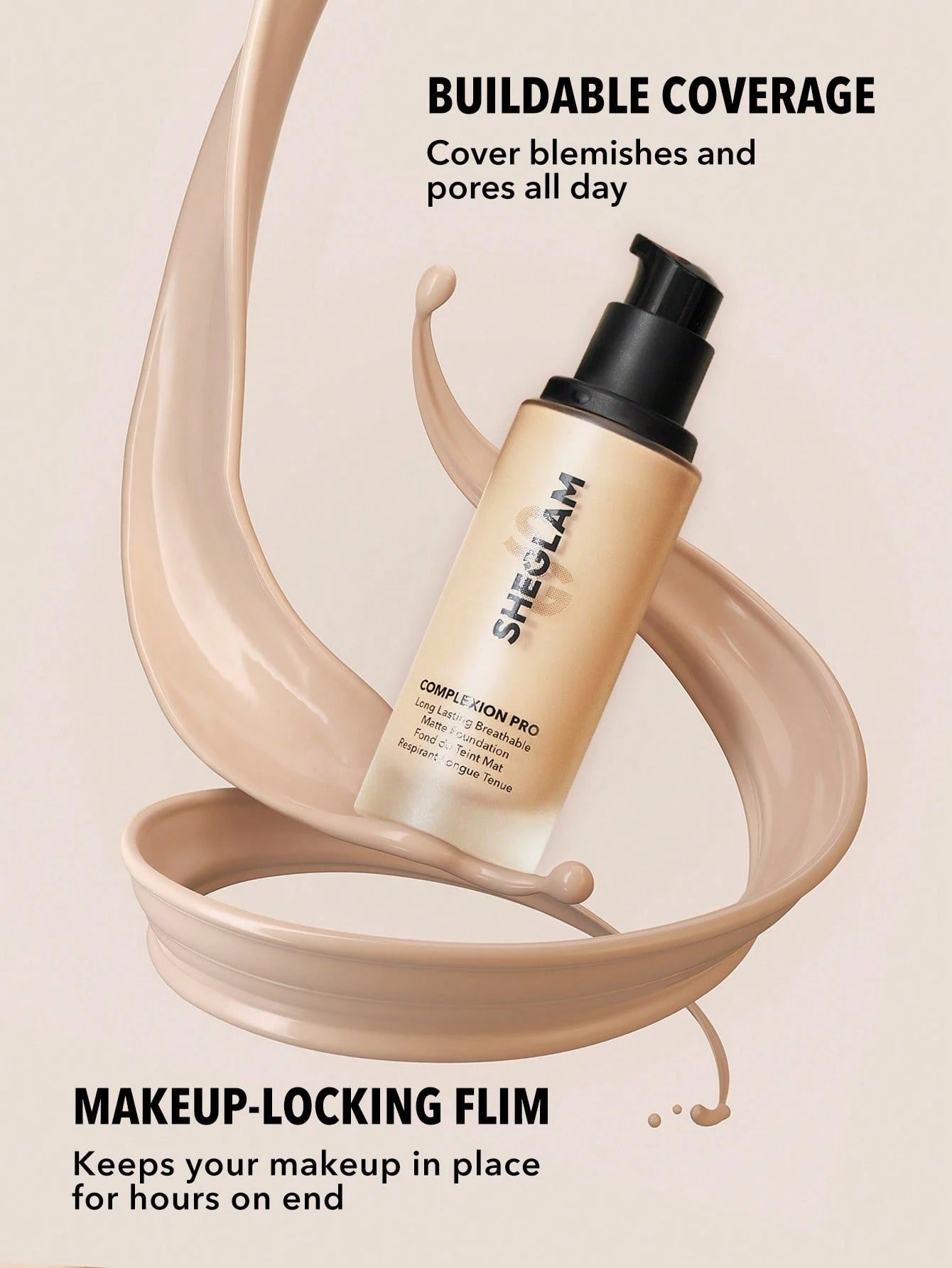 SHEGLAM Saddle كريم أساس مطفي