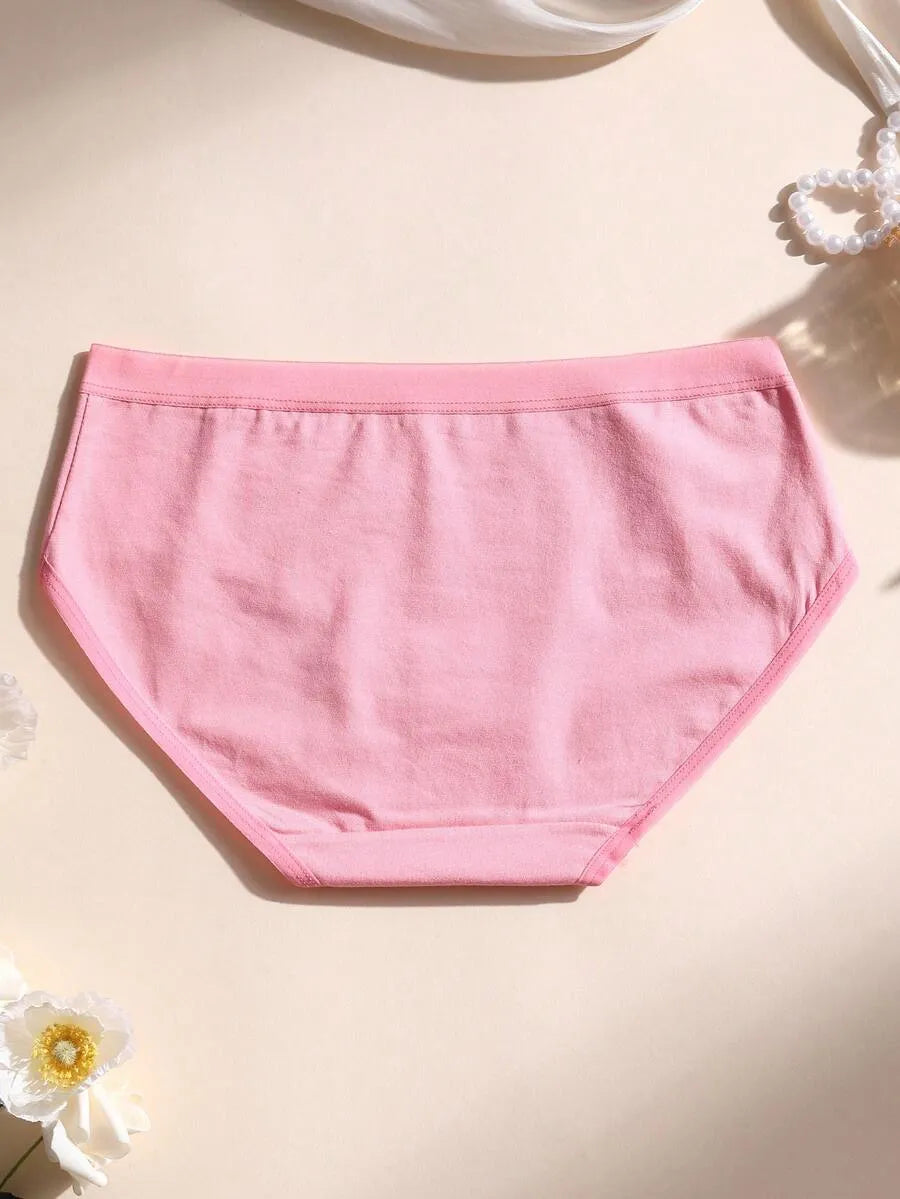 SHEIN Aesletic سراويل داخلية نسائية من 7 قطع بدون غرز من القطن ومتعدد الألوان