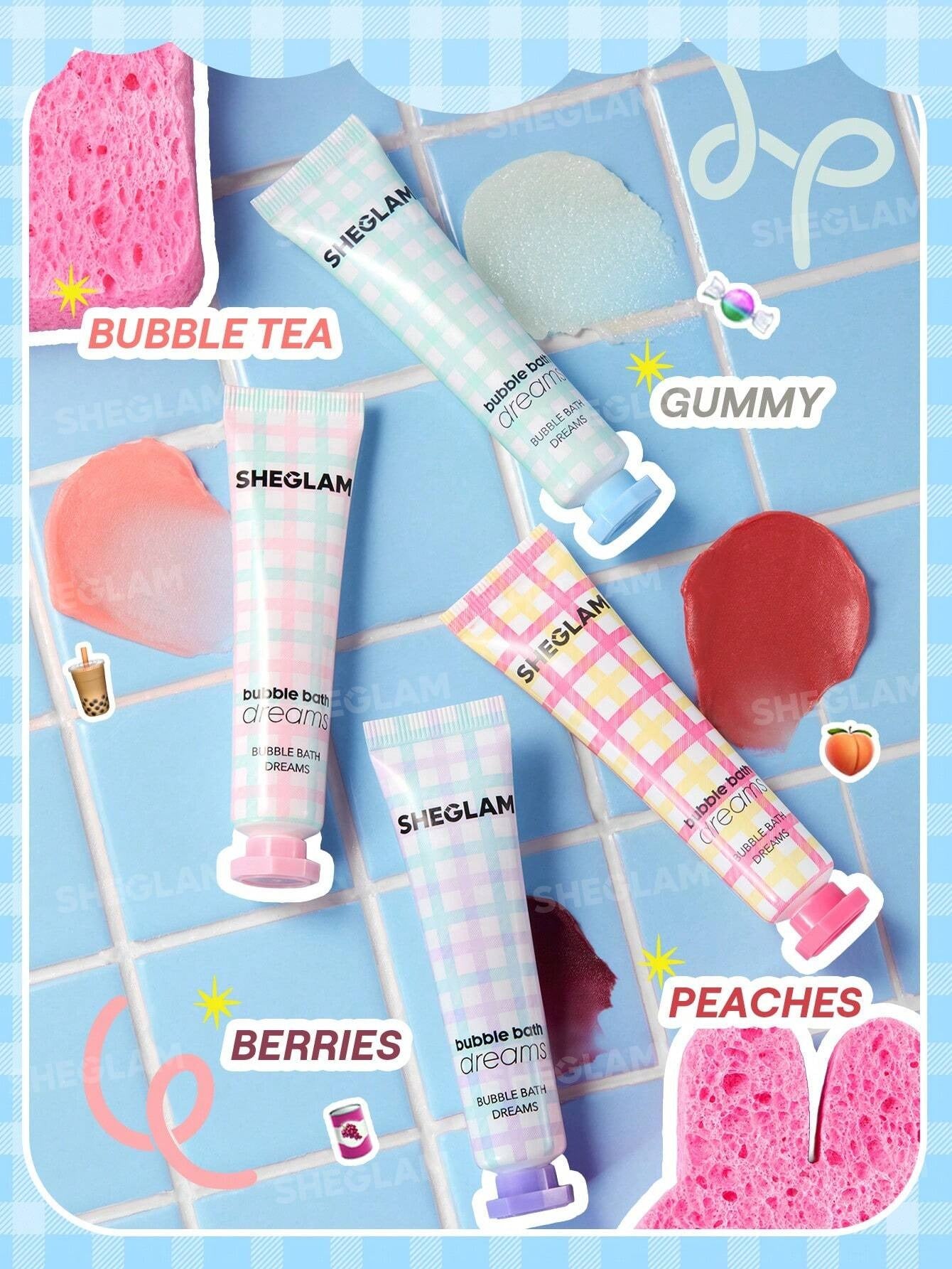 SHEGLAM Bubble Kiss Peaches بلسم شفاه