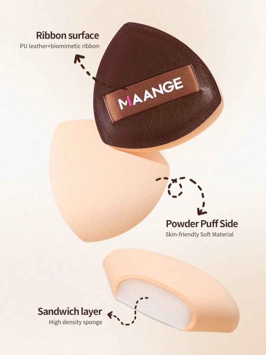 SHEIN MAANGE طقم فرش متكامل مكياج بلون قهوة بني