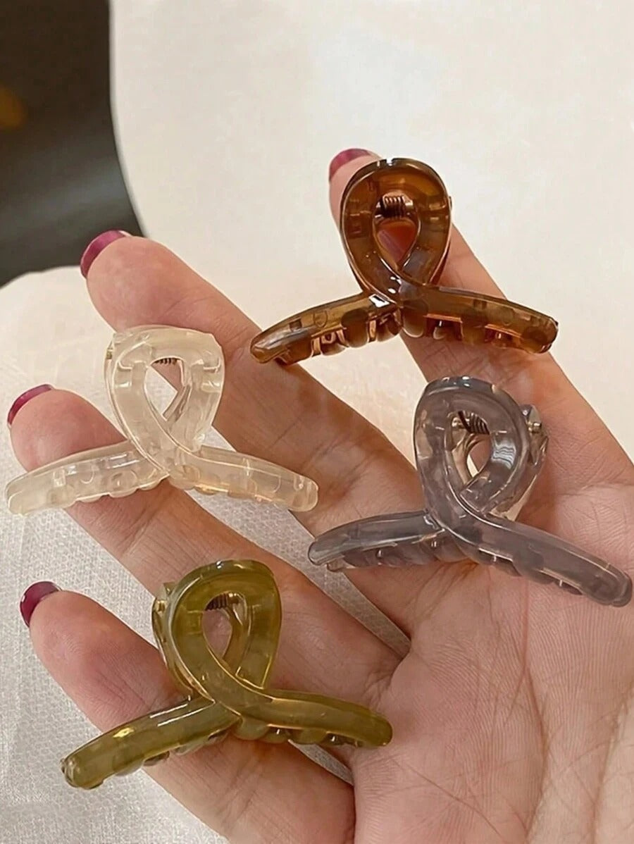 SHEIN مشابك شعر صغيرة بلوني جيلي كلاسيكي