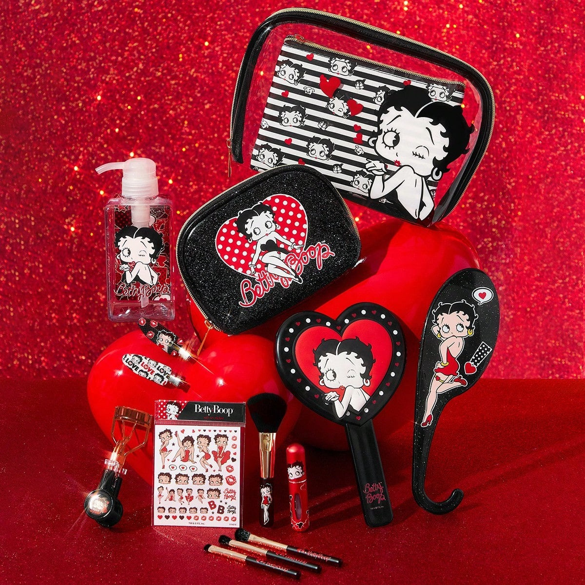 SHEIN Betty Boop  مشابك شعر كرتونية 6 قطع