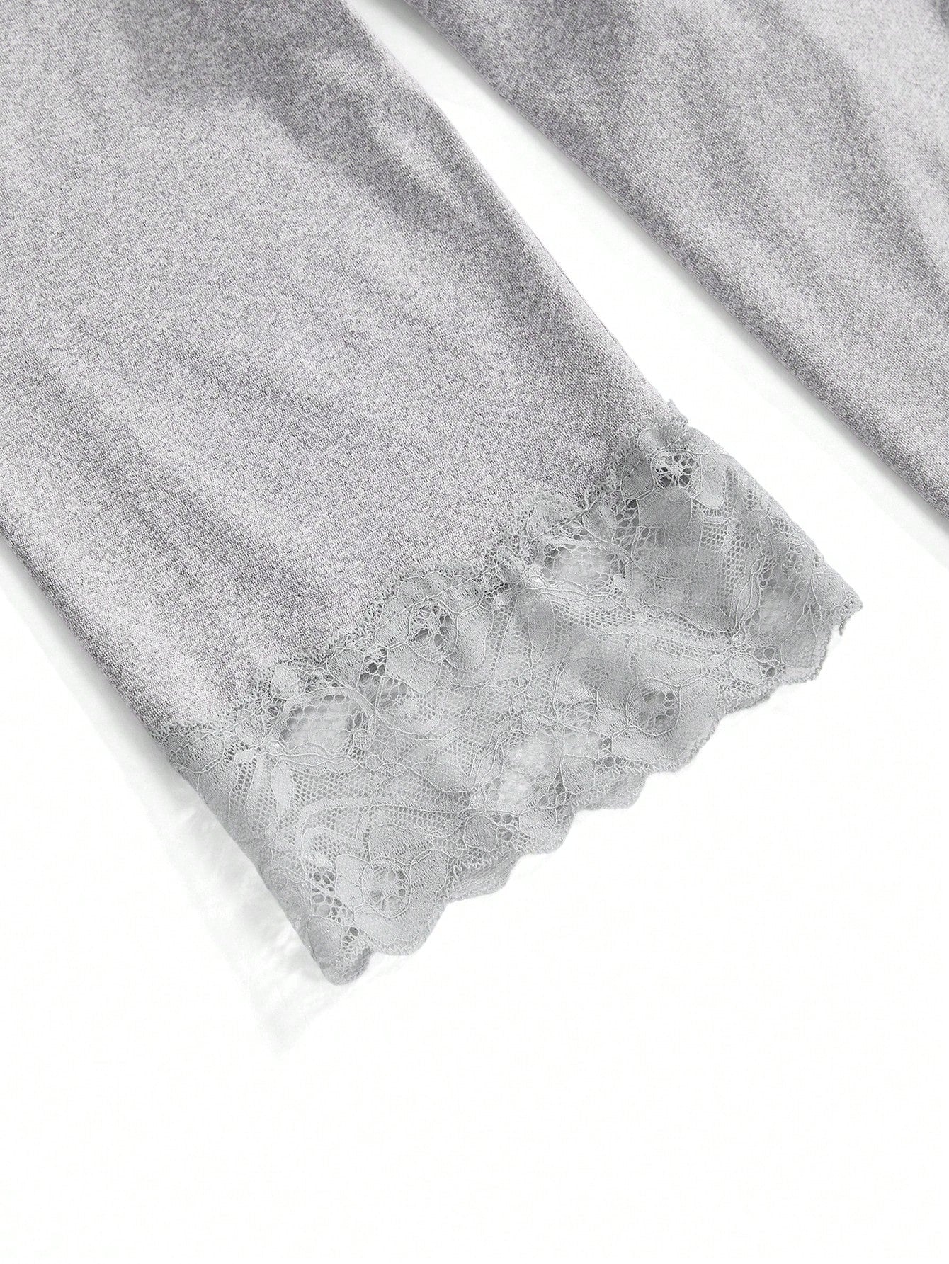 SHEIN BloomMama طقم ملابس نوم للحوامل 3 قطع ناعم ومريح