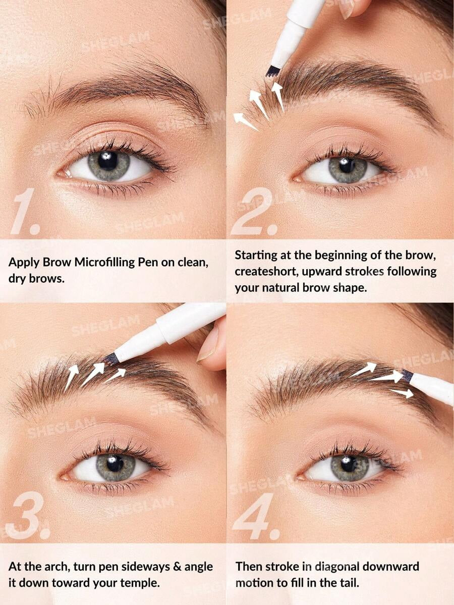 SHEGLAM قلم حواجب سائل بلون أشقر ناعم