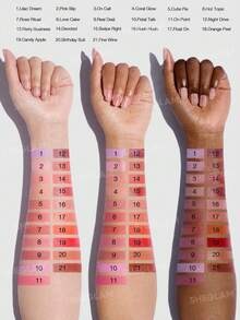 SHEGLAM كريم أحمر خدود سائل سهلة الدمج