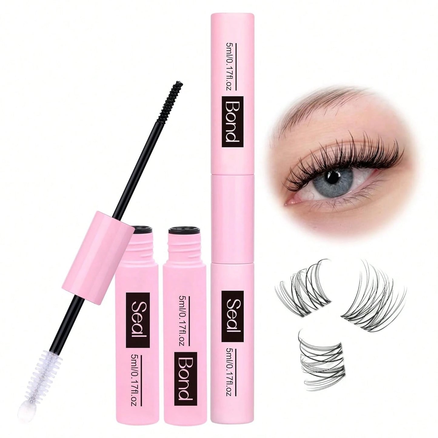 SHEIN طقم تمديدات رموش فردية خفيفة