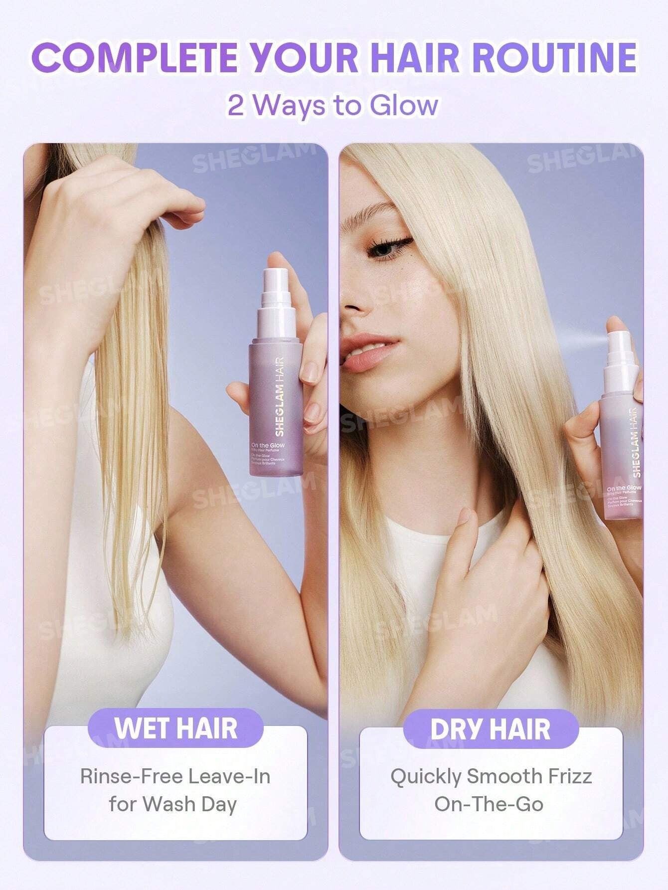 SHEGLAM HAIR رذاذ للشعر الحريري يروض التجعد ويفك التشابك