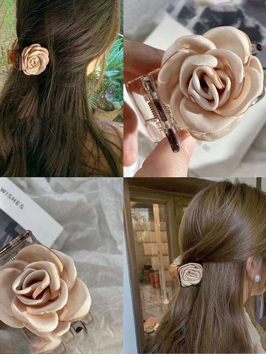 SHEIN مشبك شعر بتصميم وردة