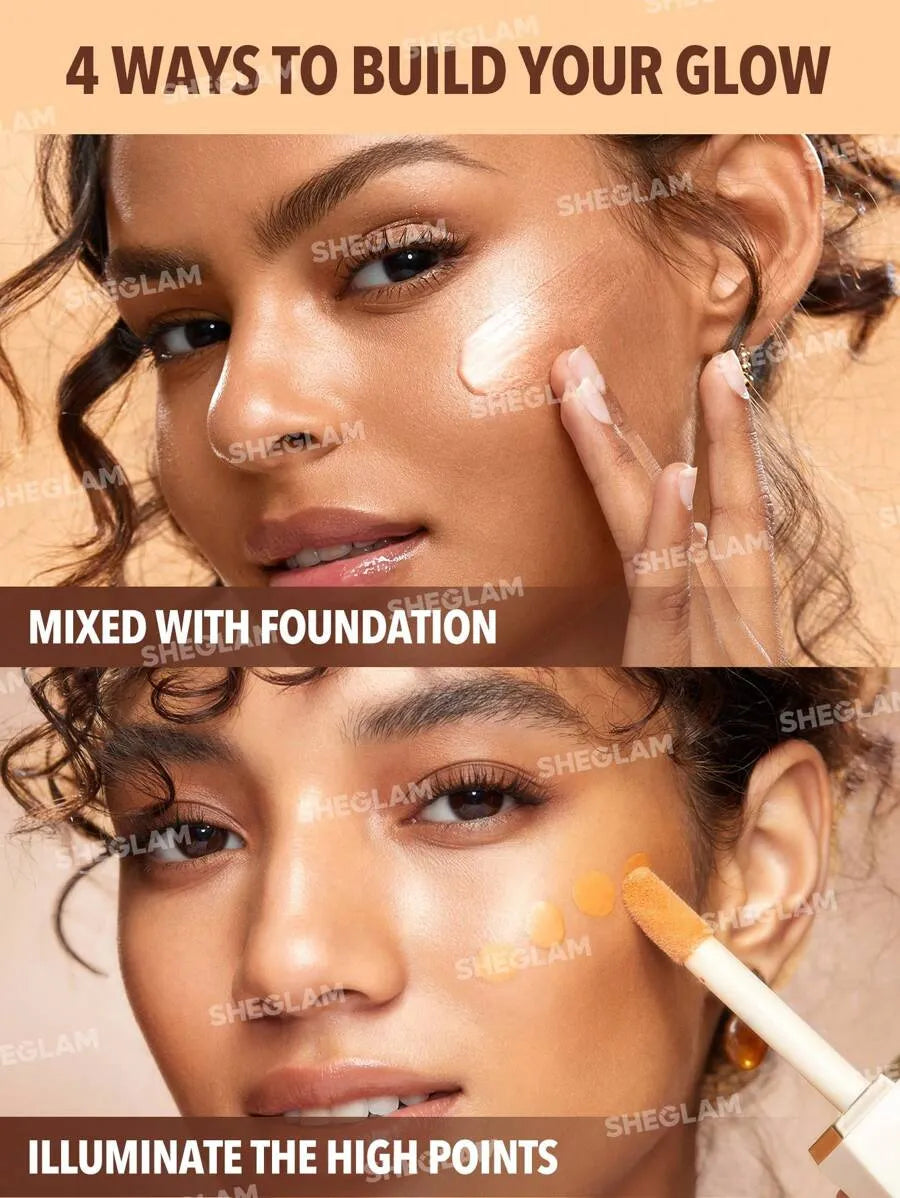 SHEIN SHEGLAM Sunburst Glow Medium Tan Neutral ميكسر مكياج متوهج بلون