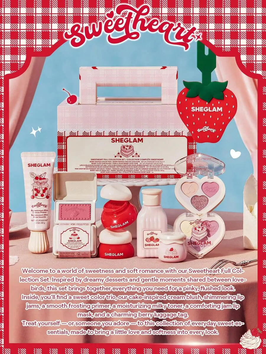 SHEIN SHEGLAM Sweetheart Collection Buttercream Bliss Canvas برايمر جل مرطب بلون وردي فاتح