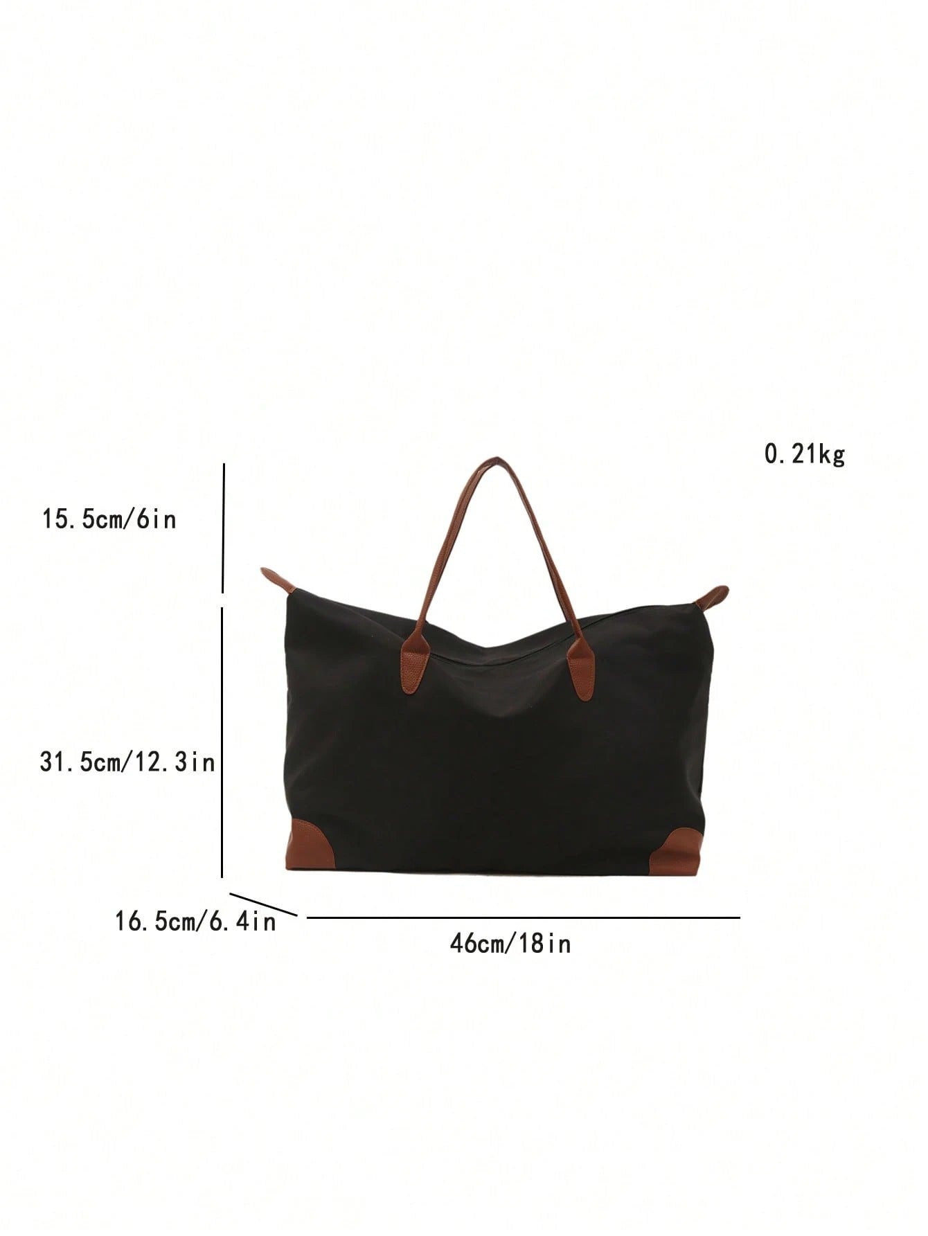 SHEIN حقيبة رياضية وسفر كبيرة السعة كاجوال متعددة الاستخدامات