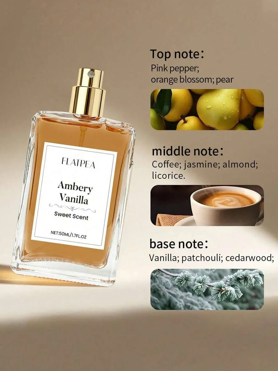 SHEIN عطر نسائي 50 مل برائحة حلوة ودافئة وأنيقة طويلة الأمد