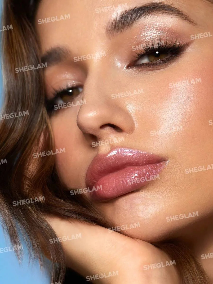 SHEIN SHEGLAM Pout-Perfect Violet Fizz ملمع شفاه لامع بلون