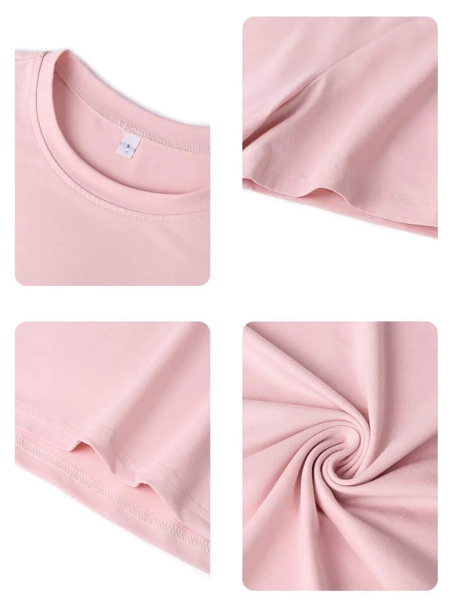 SHEIN طقم مكون من 3 تيشيرتات بألوان جذابة