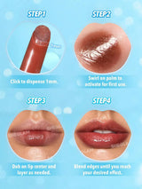 SHEGLAM Pout-Perfect Violet Fizz ملمع شفاه لامع بلون