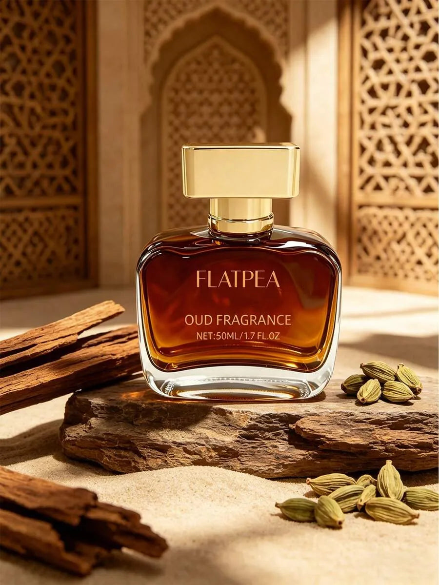 SHEIN عطر رجالي بعود عربي وخشب الصندل 50 مل طويل الأمد