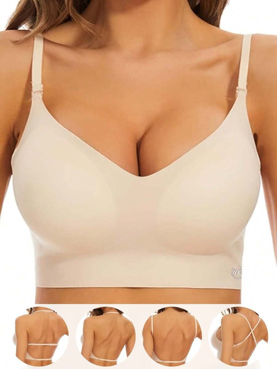 SHEIN صدرية بلون مشمشي
