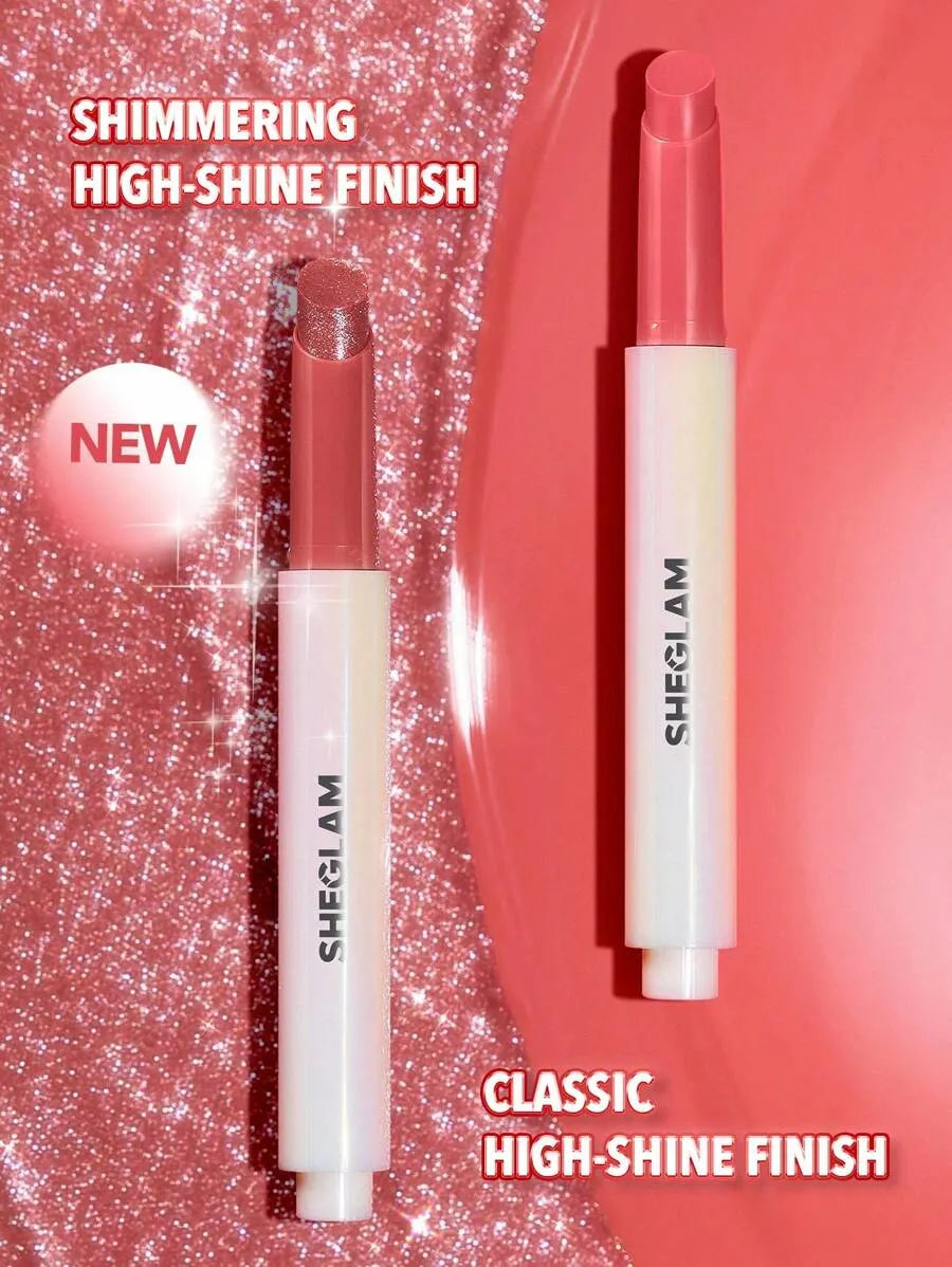SHEIN SHEGLAM Pout-Perfect Violet Fizz ملمع شفاه لامع بلون