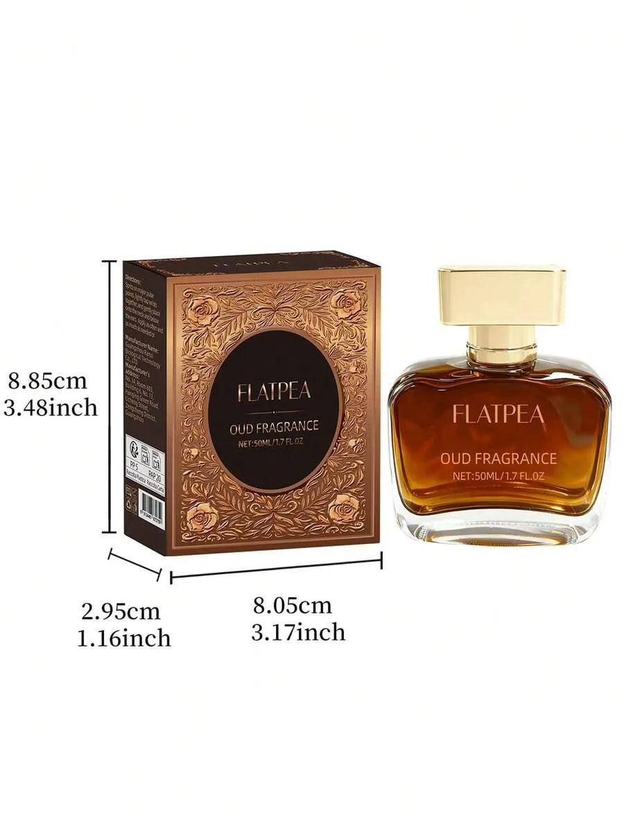 SHEIN عطر رجالي بعود عربي وخشب الصندل 50 مل طويل الأمد