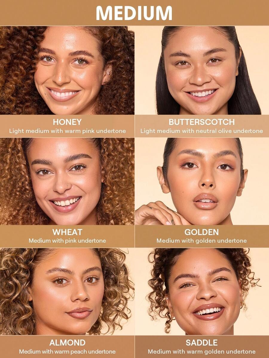 SHEIN SHEGLAM Dew & Done SPF20 Almond ملون خفيف للبشرة