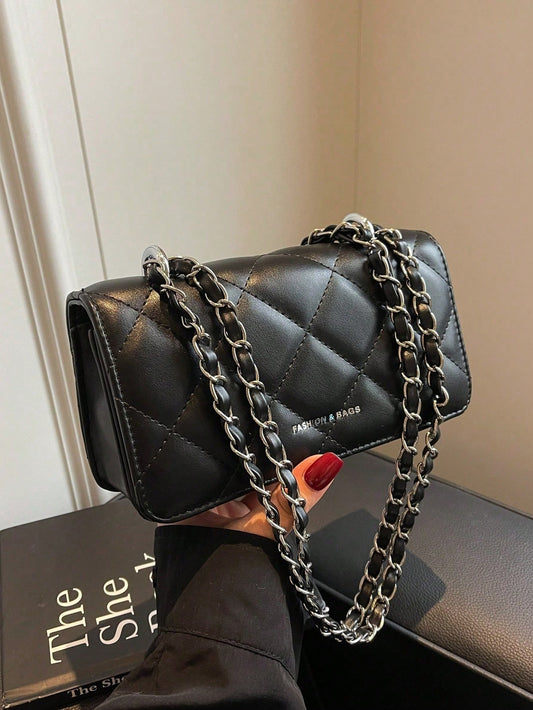 SHEIN حقيبة يد وكتف بتصميم سلسلة أنيق للتنقل