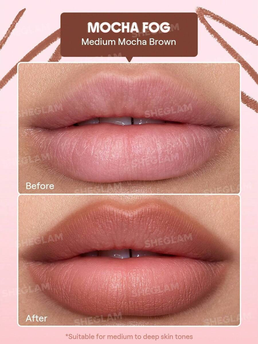 SHEGLAM Cloudline Blur Mocha Fog محدد شفاه