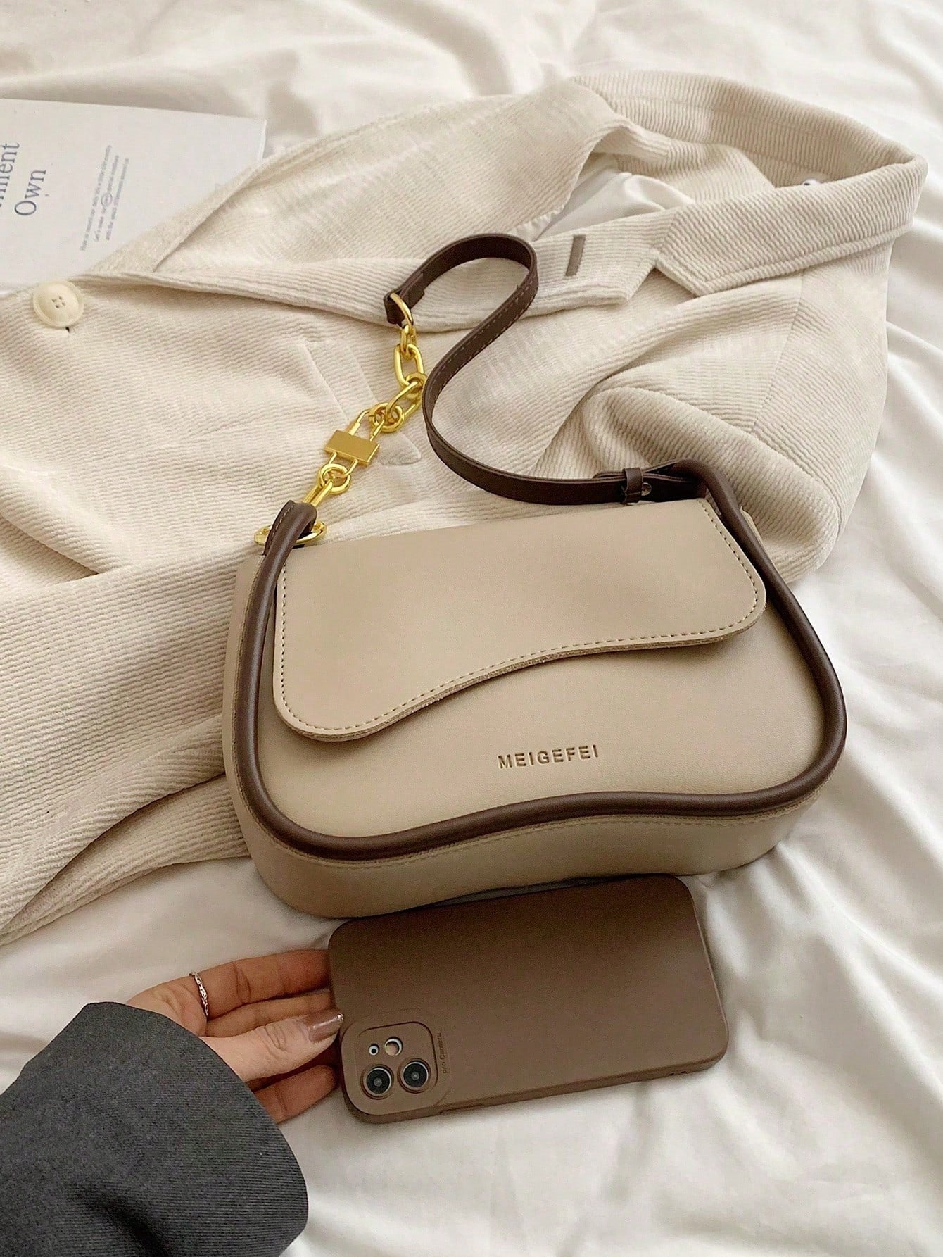 SHEIN حقيبة كتف وكروس بودي قابلة للتحويل للنساء 2025