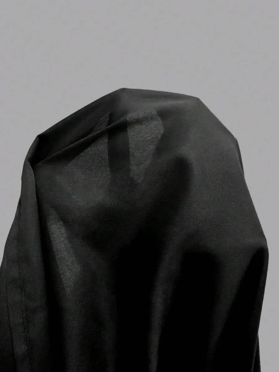SHEIN A-Line تنورة كاجوال طويلة بخصر عالي وطيات