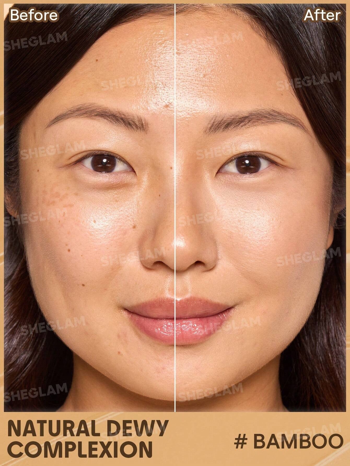 SHEIN SHEGLAM Dew & Done SPF20 Bamboo ملون خفيف للبشرة