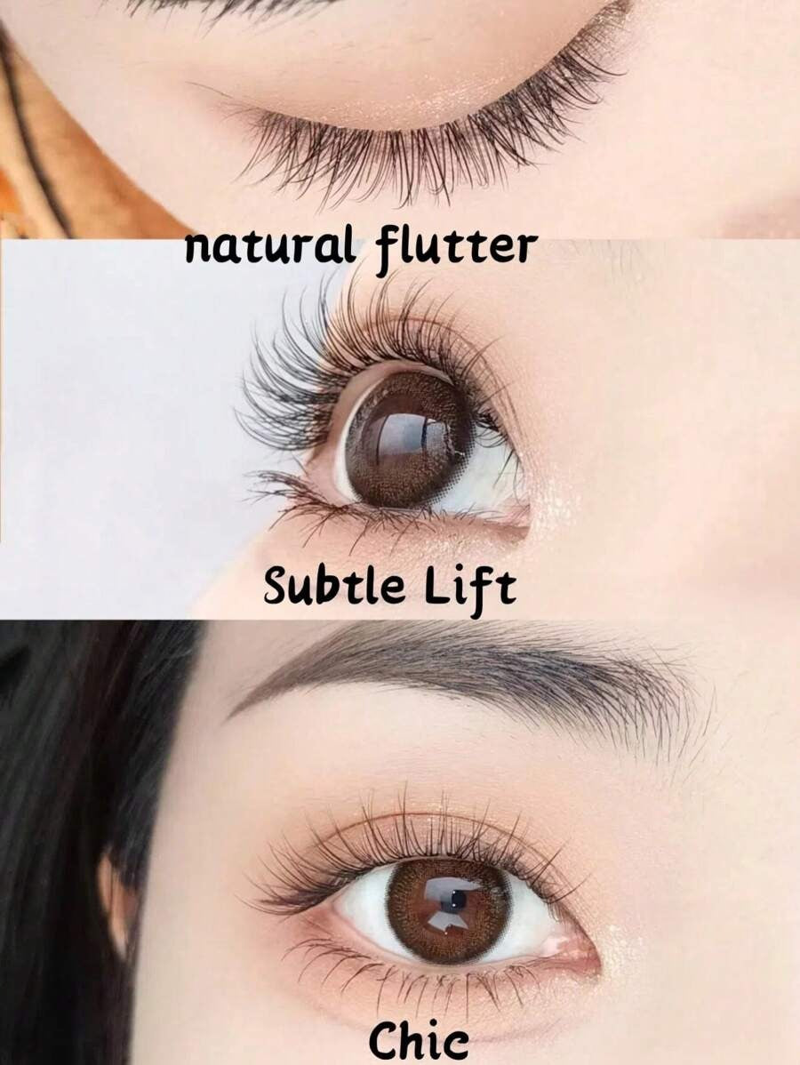 SHEIN C رموش ناعمة وخفيفة  120 قطعة ذاتية اللصق بتقويس