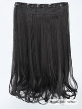 SHEIN وصلة شعر بمشبك ستايل مموج طبيعي أسود