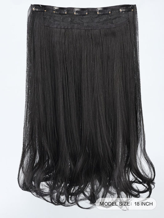SHEIN وصلة شعر بمشبك ستايل مموج طبيعي أسود
