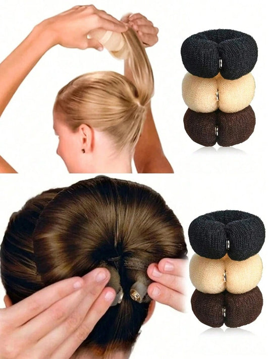 SHEIN صانع كعكة الشعر على شكل دونات