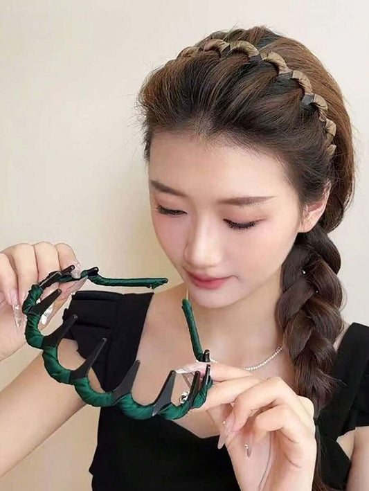SHEIN طقم شريط شعر نسائي بتصميم متعرج أنيق