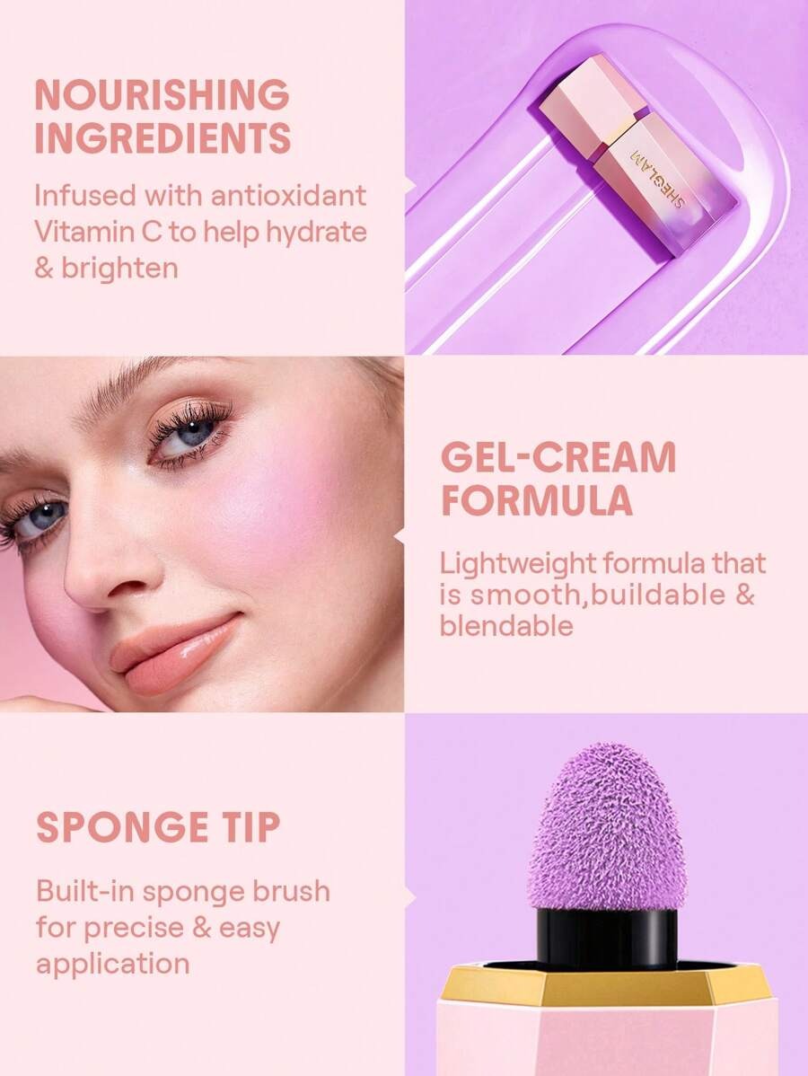 SHEGLAM Color Bloom Candy Apple أحمر خدود سائل بلون