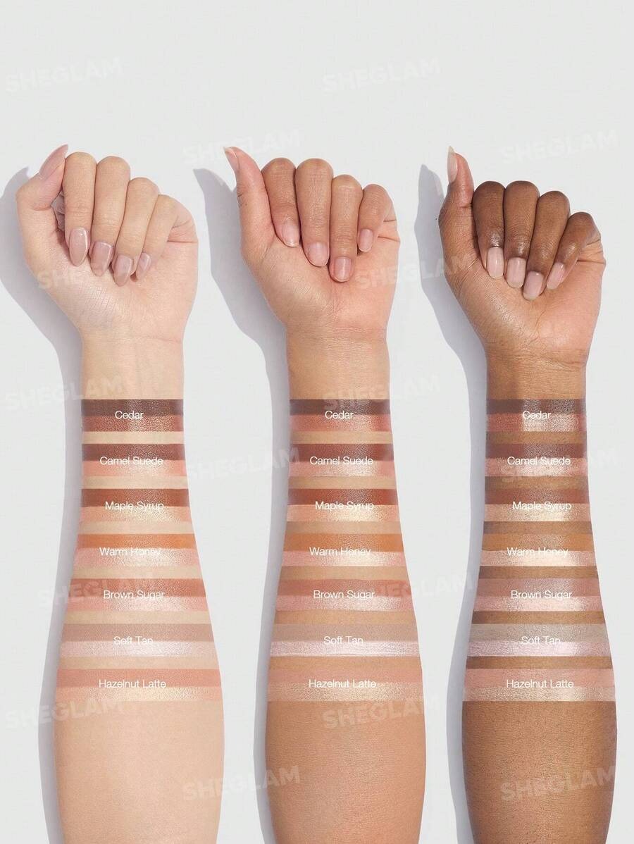 SHEGLAM Camel Suede عصا كونتور وهايلايتر