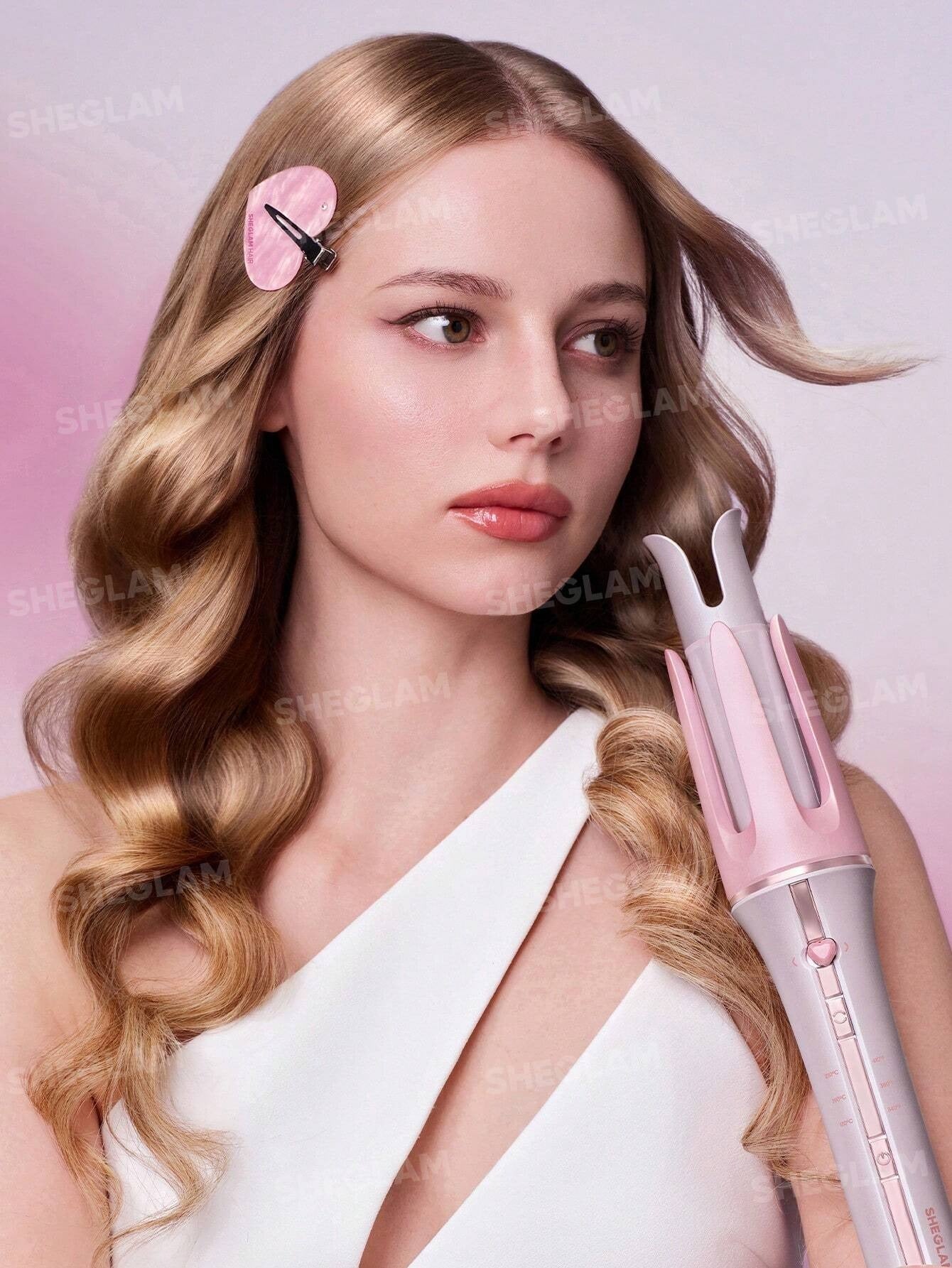 SHEIN SHEGLAM HAIR مكواة تجعيد أوتوماتيكية 32 مم للشعر