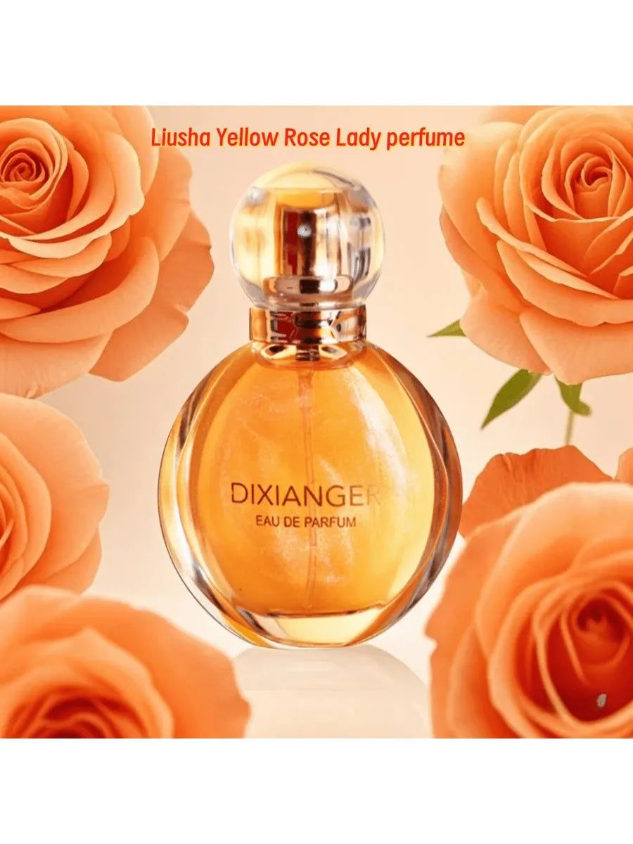 SHEIN عطر نسائي بالورد الأصفر 30 مل طويل الأمد وأنيق