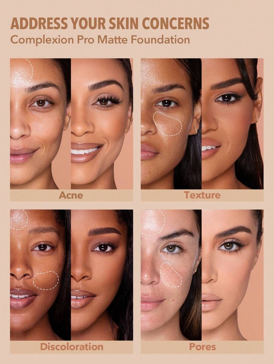 SHEIN Complexion Pro Chantilly كريم أساس مطفي