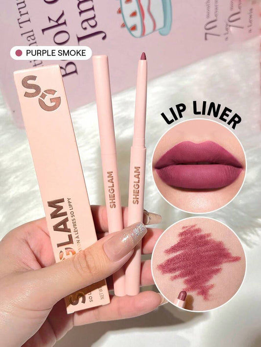 SHEGLAM So Lippy Purple Smoke قلم تحديد الشفاه بلون