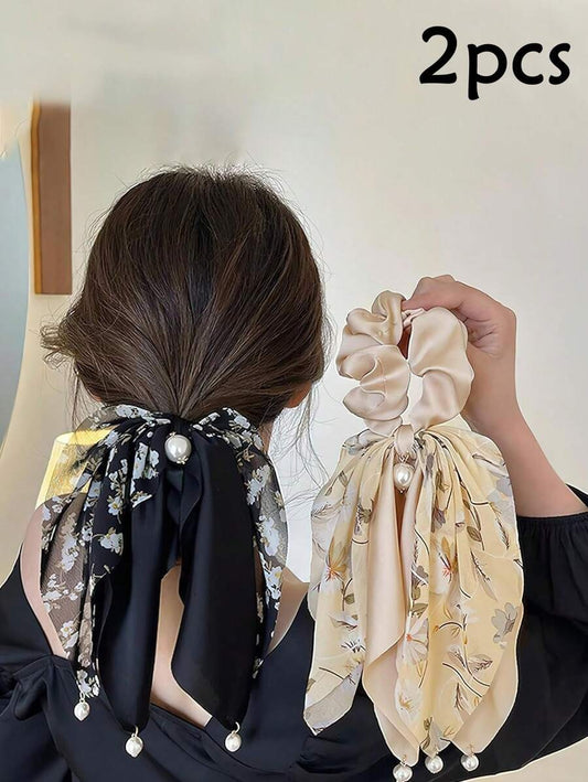 SHEIN  شريطة شعر بستايل بوهيمي ناعم مزينة بخرز