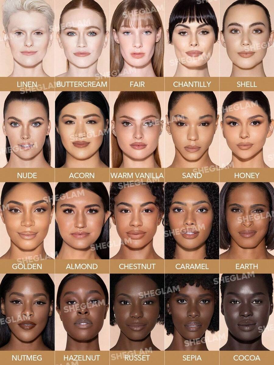 SHEGLAM Perfect Skin High Coverage Concealer Acorn  درجة  كونسيلر خافي عيوب