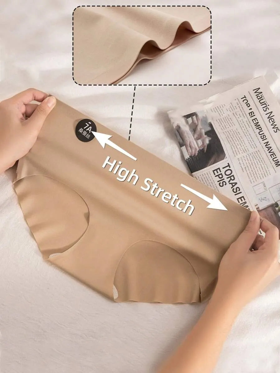 SHEIN سراويل داخلية نسائية من 6 قطع بدون خياطة بخصر منخفض ومتعدد الألوان