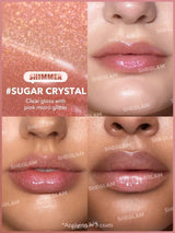 SHEIN SHEGLAM Pout-Perfect Sugar Crystal ملمع شفاه لامع بلون