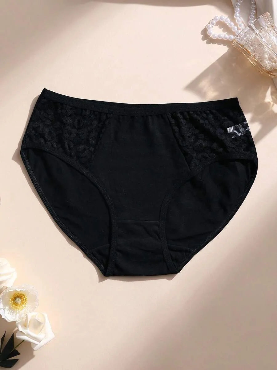 SHEIN سراويل داخلية نسائية من 8 قطع بدون خياطة بتطريز دانتيل ومتعدد الألوان