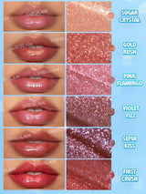 SHEIN SHEGLAM Pout-Perfect Sugar Crystal ملمع شفاه لامع بلون