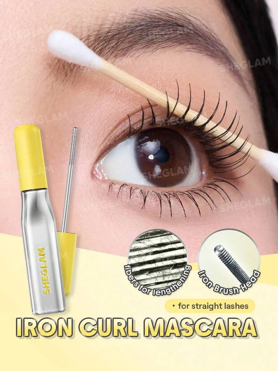 SHEIN SHEGLAM Lashlighter Iron ماسكارا لإطالة وتكثيف وتجعيد الرموش بلون أسود