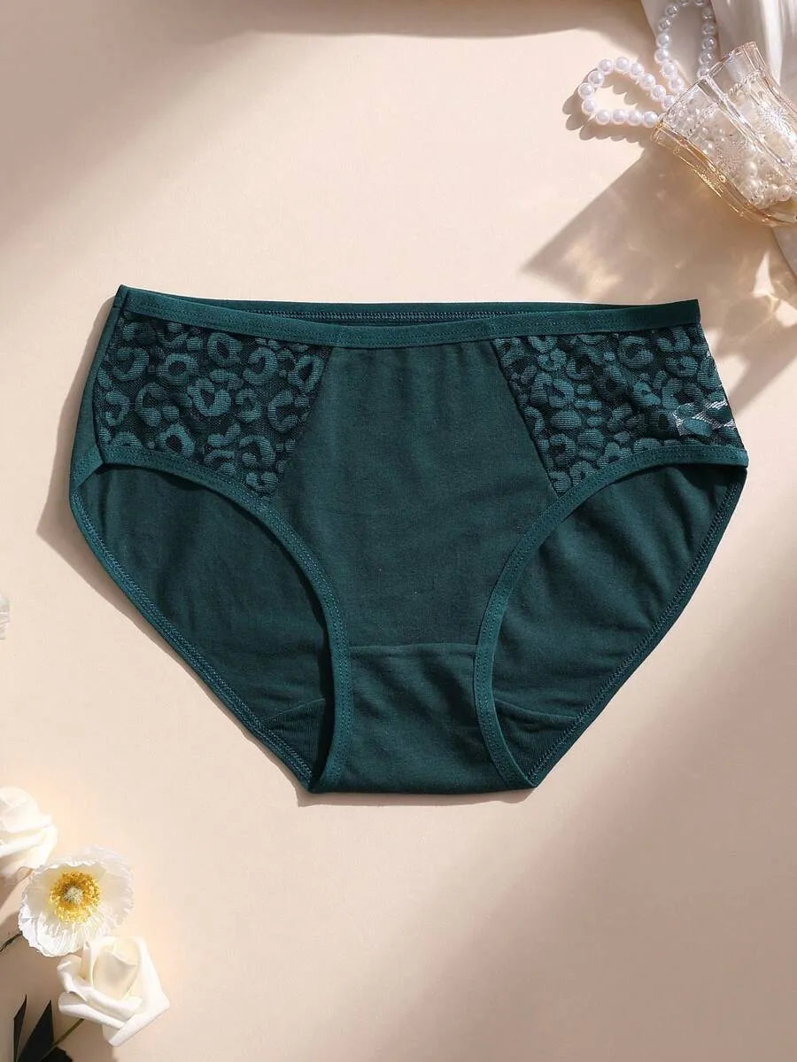 SHEIN سراويل داخلية نسائية من 8 قطع بدون خياطة بتطريز دانتيل ومتعدد الألوان