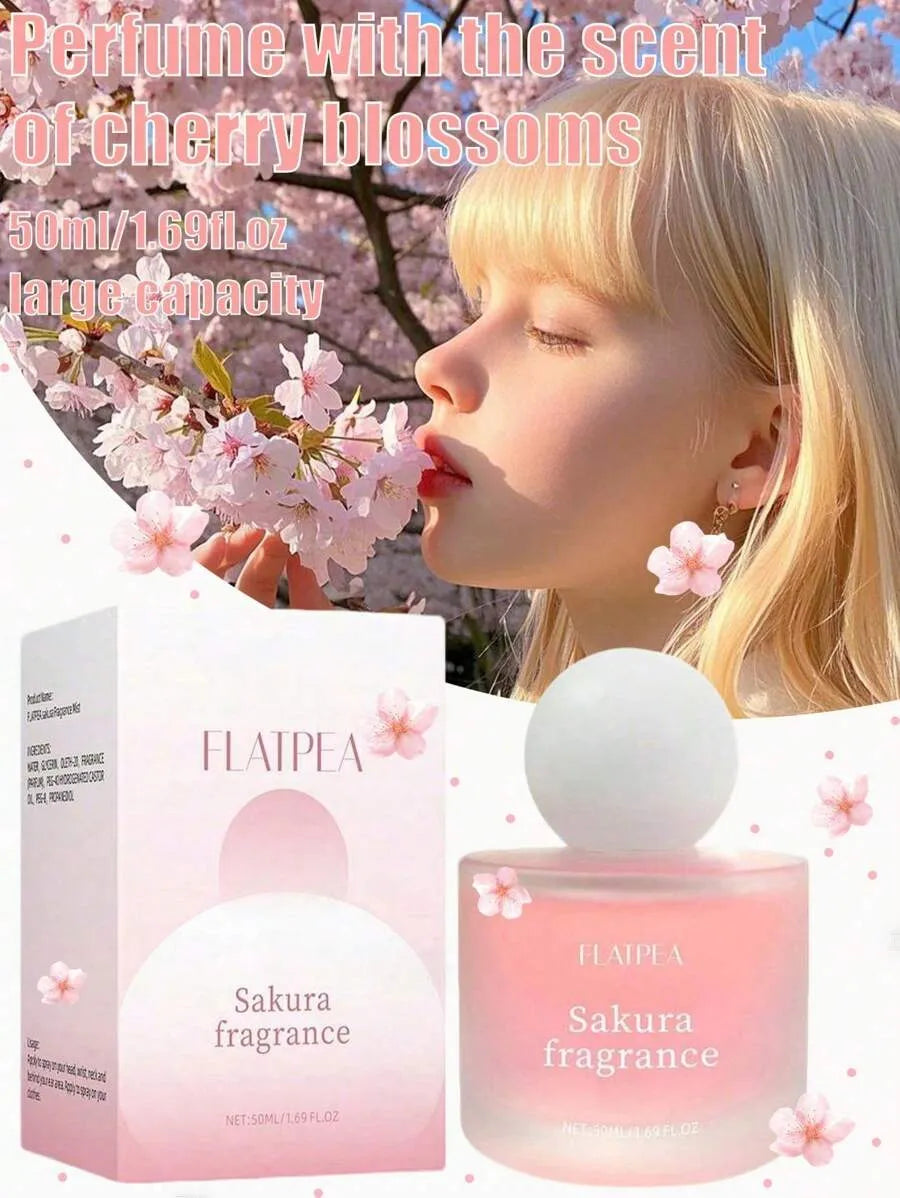 SHEIN عطر نسائي بزهر الكرز الياباني 50 مل برائحة منعشة وطويلة الأمد